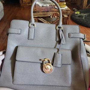 Michael Kors Saffiano Leather Hamilton Bag